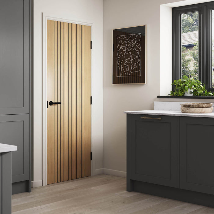 JB Kind Aria Oak Internal Fire Door