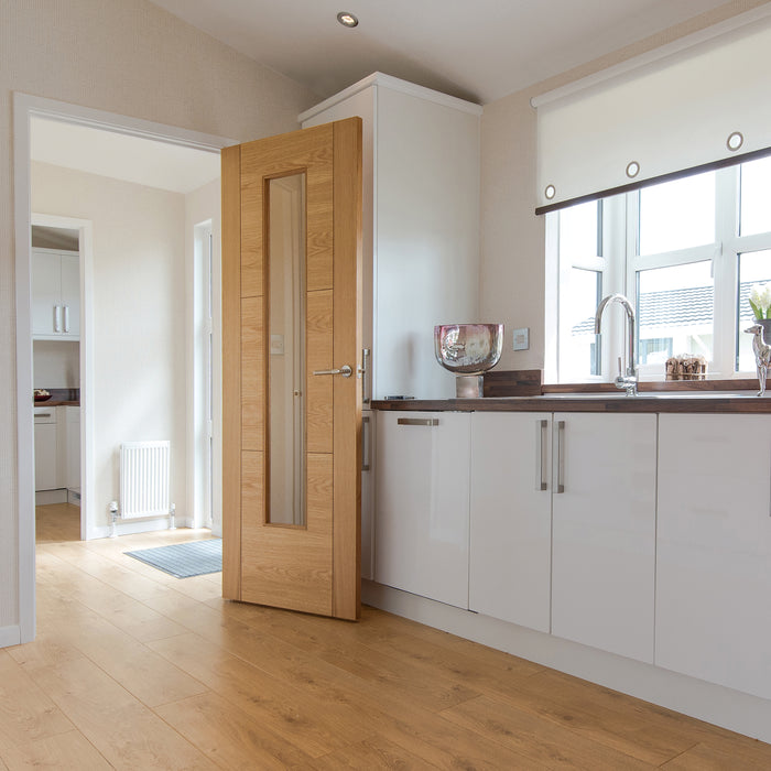 JB Kind Mistral Oak Glazed Internal Door