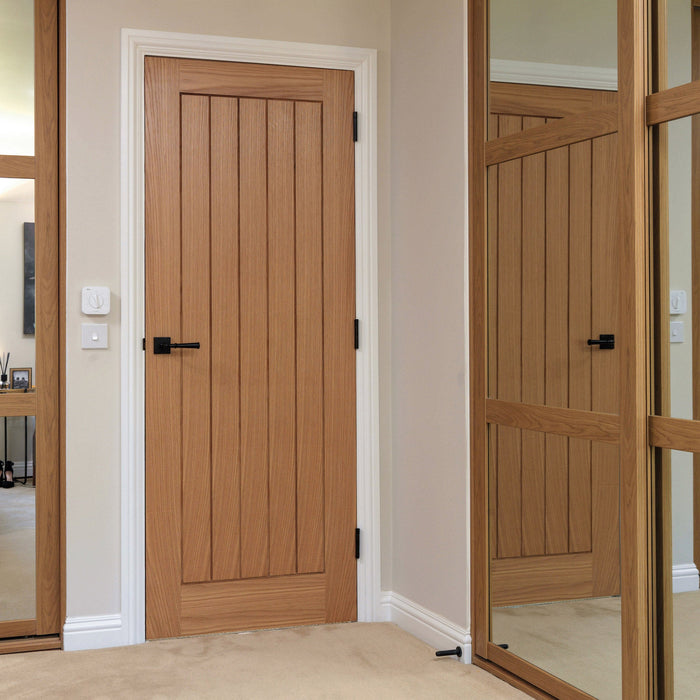 JB Kind Thames Oak Internal Door - Unfinished