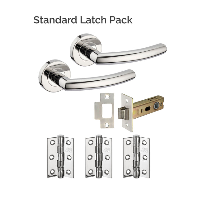 JB Kind Raven Polished Standard Latch Pack