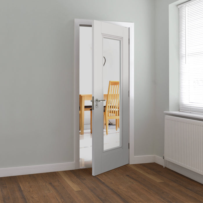 JB Kind Belton Clear Glazed Internal Door