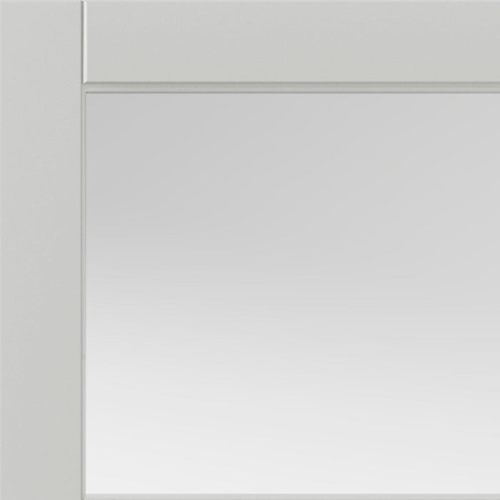 JB Kind Metro White Clear Glass Internal Door