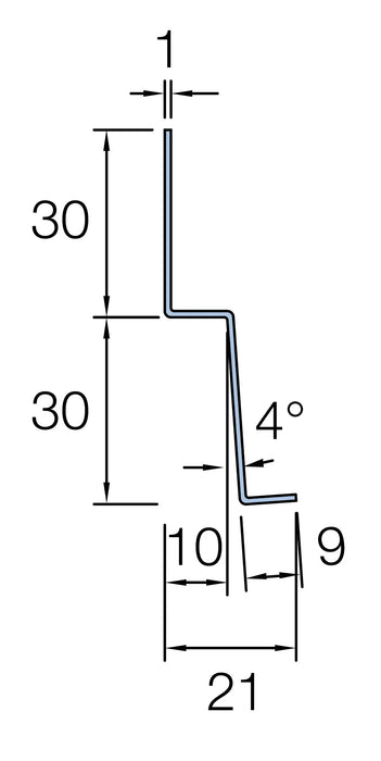 Cedral Lap Plank - Start Profile