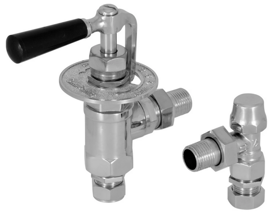 Carron Throttle Manual Valve- Chrome Finish