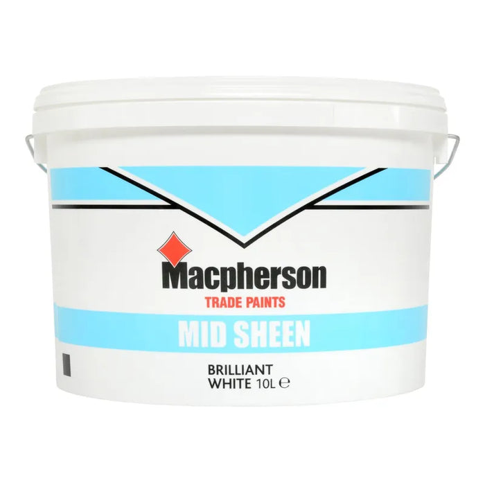 Macpherson Mid Sheen Brilliant White 10L