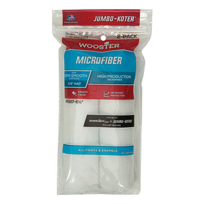 Wooster Jumbo-Koter 6.5" Microfibre 2 Pack