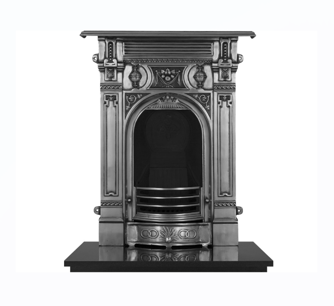 Carron Victorian Small Cast Iron Combination Fireplace