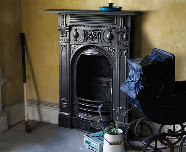 Carron Victorian Small Cast Iron Combination Fireplace