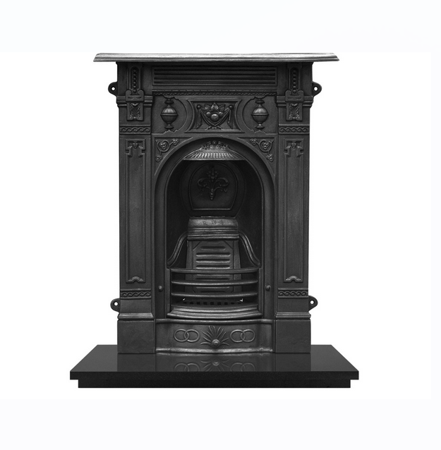 Carron Victorian Small Cast Iron Combination Fireplace