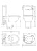 Rimless Pan Cistern & Seat Pack Dimensions