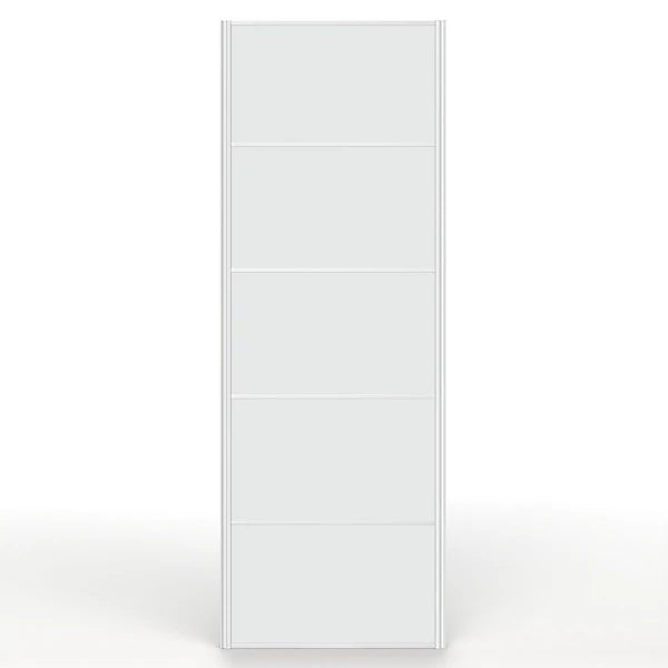 Fitted Wardrobe Door - Sliding - Light Grey Satin - 650MM 