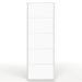 Fitted Wardrobe Door - Sliding - Solid White Satin  - 650mm
