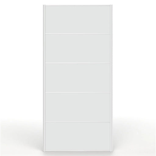 Fitted Wardrobe Door - Sliding - Light Grey Satin - 950MM 
