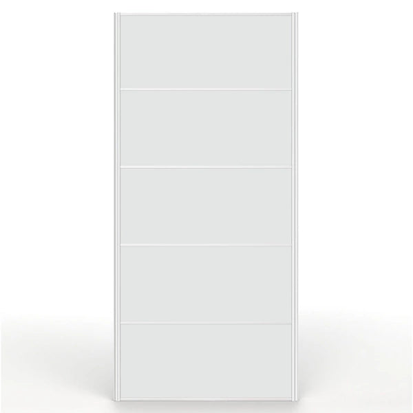 Fitted Wardrobe Door - Sliding - Light Grey Satin - 950MM 
