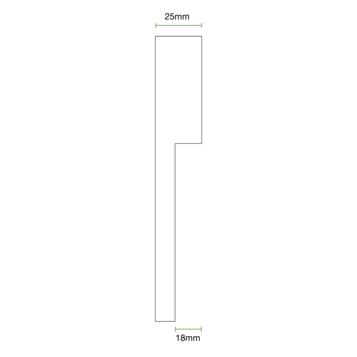 Unprimed Torus I MDF Skirting Board Cover