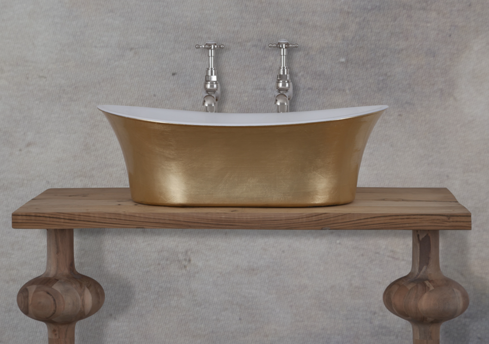 Hurlingham 24ct Gold Leaf Hand Gild of Basin - Includes Materials