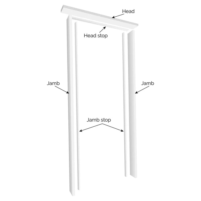 Universal White Primed Door Lining Set