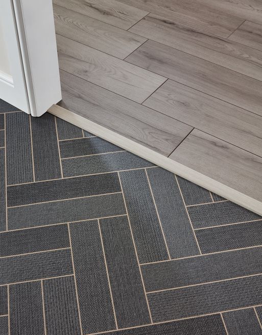 Wood & Laminate Flooring - Finishing Touches - Light Grey T-Profile