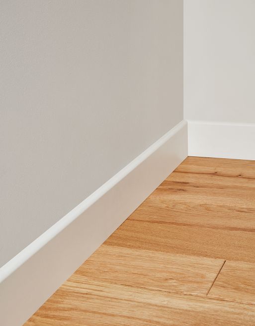 Wood & Laminate Flooring - Finishing Touches - White Skirting