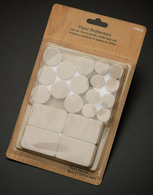 Wood & Laminate Flooring - Flooring Care - Felt Adhesive Pads 42 Small Pads