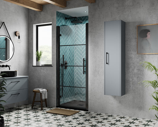 800mm Hinged Shower Door Hudson Reed