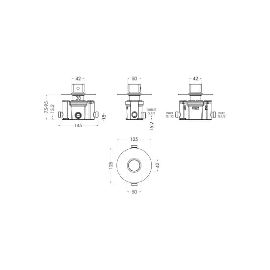 Arvan Thermostatic Temperature Control Valve