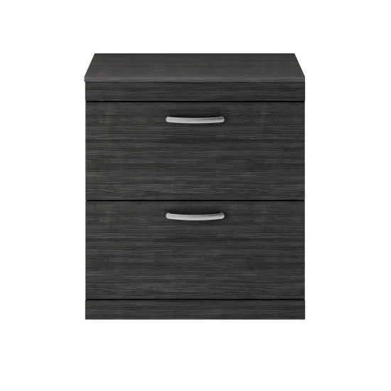 Athena Floor Standing 2 Drawer Vanity With Worktop 800mm