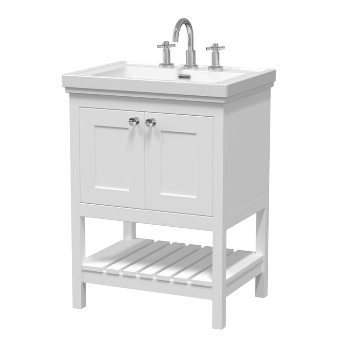 600mm Floor Standing Vanity & Basin 3TH Hudson Reed