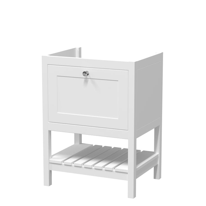 600mm Floor Standing 1 Drawer Vanity Unit