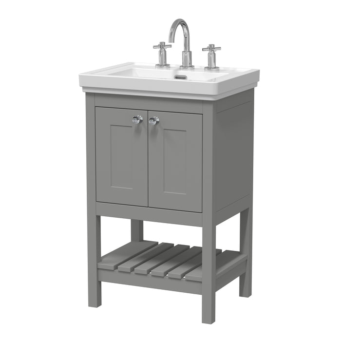 500mm Floor Standing Vanity & Basin 3TH Hudson Reed