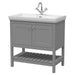 800mm Floor Standing Vanity & Basin 1TH Hudson Reed