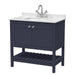 800mm Floor Standing Vanity & Marble Top 1TH Hudson Reed