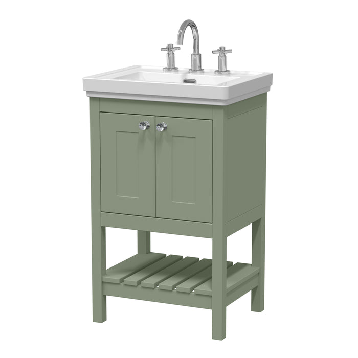 500mm Floor Standing Vanity & Basin 3TH Hudson Reed