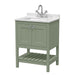 600mm Floor Standing Vanity & Marble Top 1TH Hudson Reed