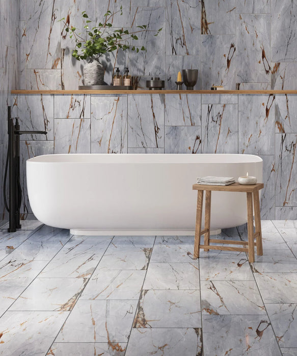 Carven™ Grey Marble Tile (60cm x 30cm)