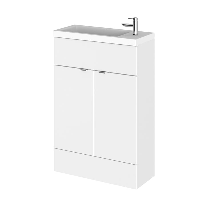 600mm Vanity Unit & Basin - Compact Hudson Reed