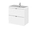 600mm Vanity Unit & Ceramic Basin Hudson Reed