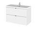 800mm Vanity Unit & Ceramic Basin Hudson Reed