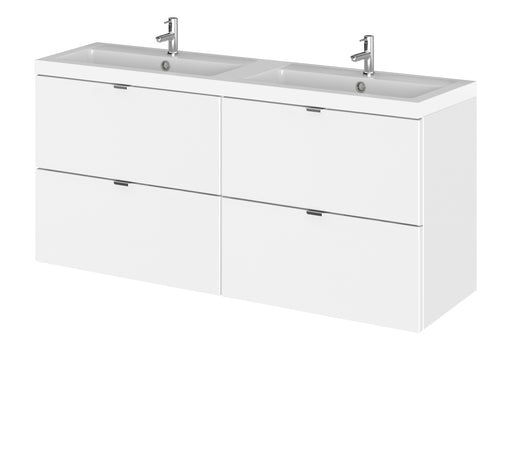 1200mm Vanity Unit & Double Basin Hudson Reed