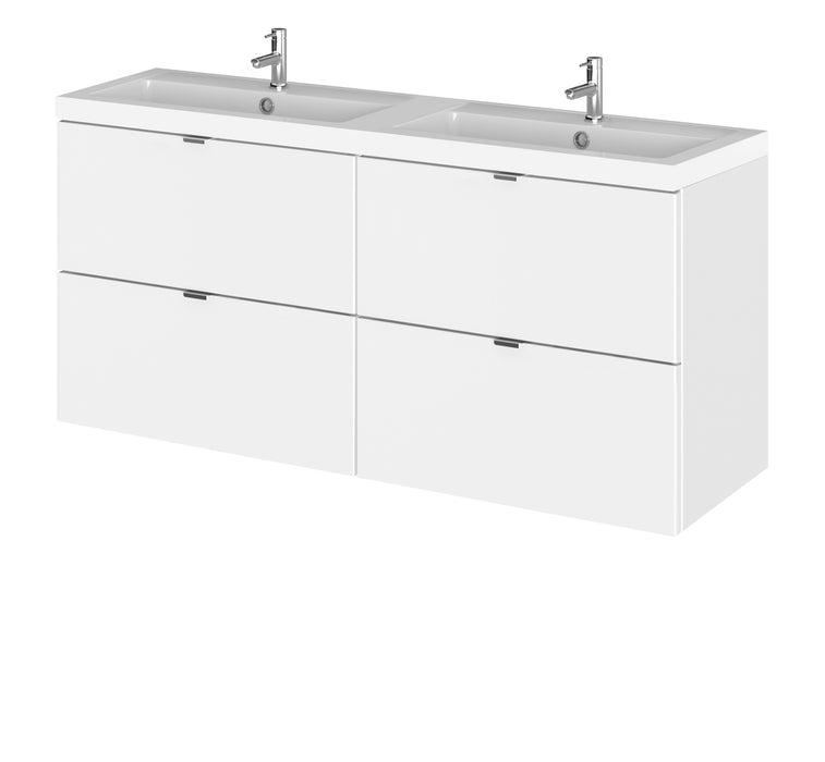 1200mm Vanity Unit & Double Basin Hudson Reed