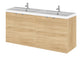 1200mm Vanity Unit & Double Basin Hudson Reed