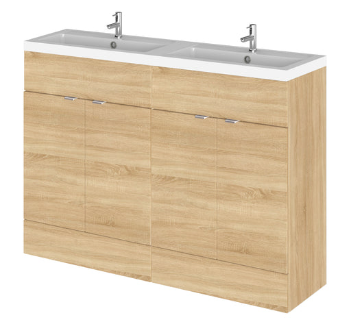 1200mm Vanity Unit & Double Basin Hudson Reed