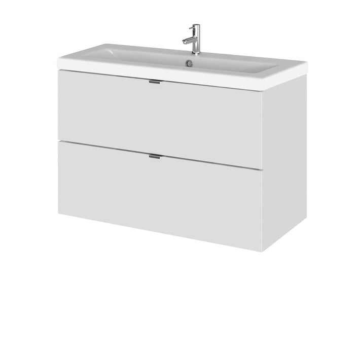 800mm Vanity Unit & Ceramic Basin Hudson Reed