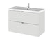 800mm Vanity Unit & Ceramic Basin Hudson Reed