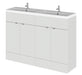 1200mm Vanity Unit & Double Basin Hudson Reed