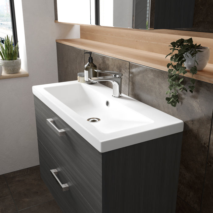 800mm Vanity Unit & Ceramic Basin Hudson Reed