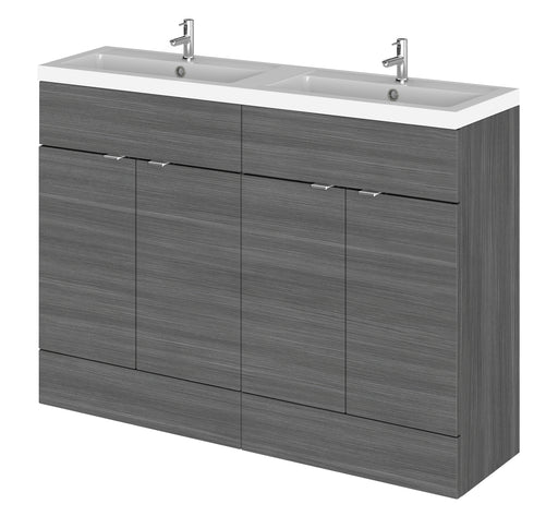 1200mm Vanity Unit & Double Basin Hudson Reed