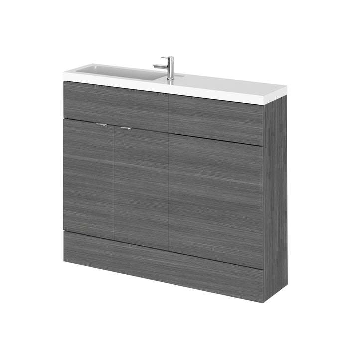 1000mm Combination Vanity & WC Compact Hudson Reed