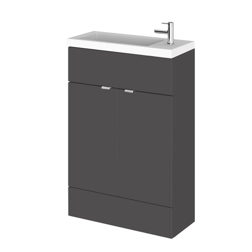 600mm Vanity Unit & Basin - Compact Hudson Reed