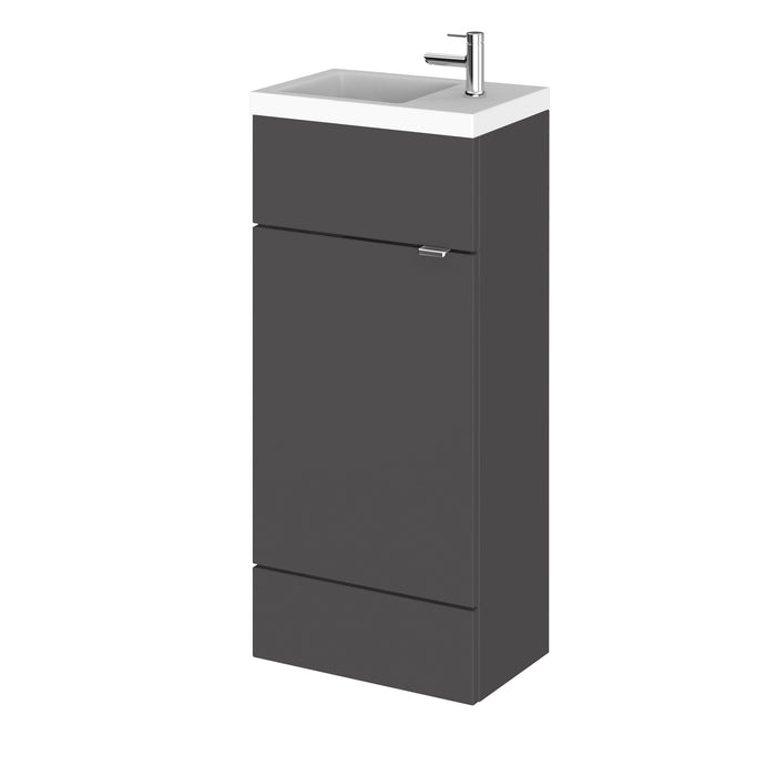 400mm Vanity Unit & Basin - Compact Hudson Reed